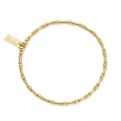ChloBo Rhythm Of Water Gold Plated Bead Bracelet