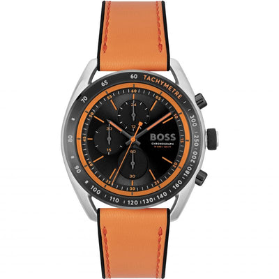 BOSS Centre Court 44mm Orange Men's Quartz Watch 1514025 - Steffans Jewellers