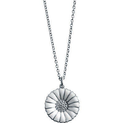 Georg Jensen DAISY Necklace with Pendant, Large - Steffans Jewellers