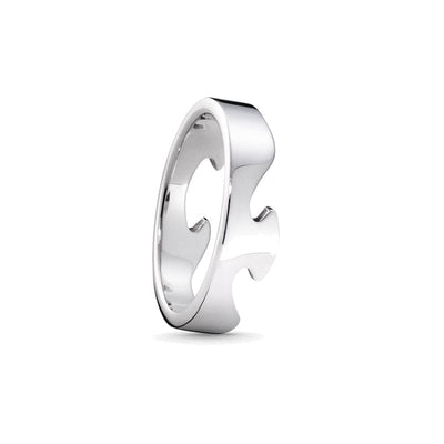 Georg Jensen FUSION End Ring 1367A White Gold - Steffans Jewellers