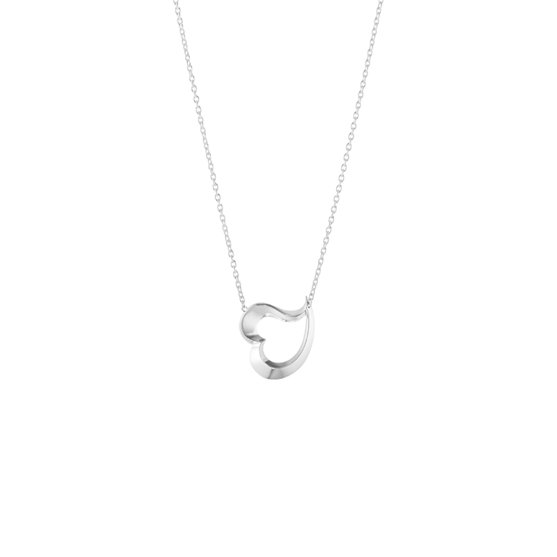 Georg Jensen LOVE Leaf Heart Necklace - Steffans Jewellers