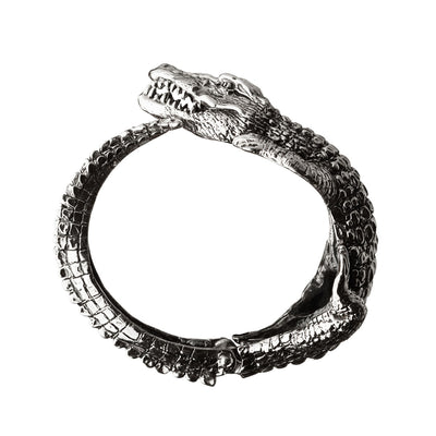 Giovanni Raspini Sterling Silver Crocodile Maxi Bracelet - Steffans Jewellers