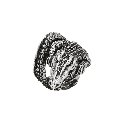 Giovanni Raspini Sterling Silver Crocodile Ring - Steffans Jewellers