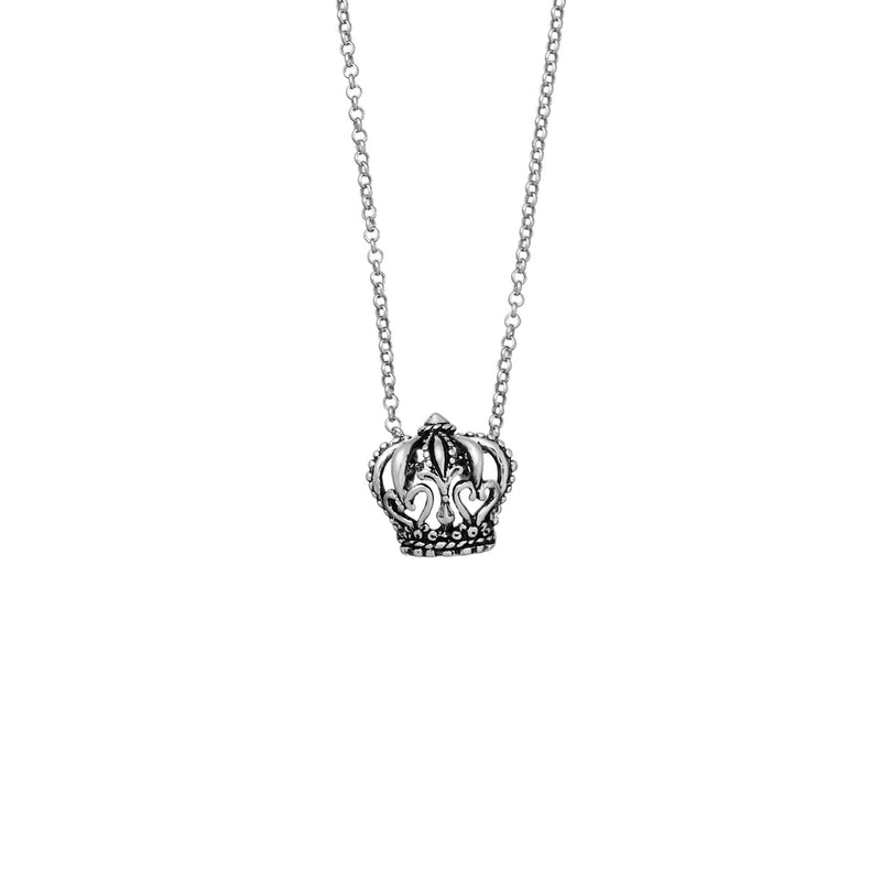 Giovanni Raspini Sterling Silver Crown Jolie Necklace - Steffans Jewellers