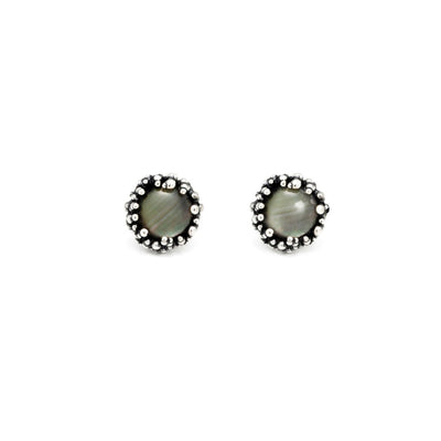Giovanni Raspini Sterling Silver Maui Button Earrings - Steffans Jewellers