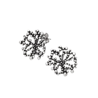 Giovanni Raspini Sterling Silver Perlage Earrings - Steffans Jewellers