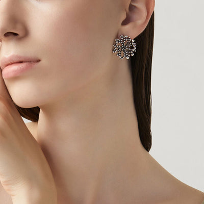 Giovanni Raspini Sterling Silver Perlage Earrings - Steffans Jewellers