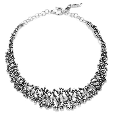 Giovanni Raspini Sterling Silver Perlage Necklace - Steffans Jewellers