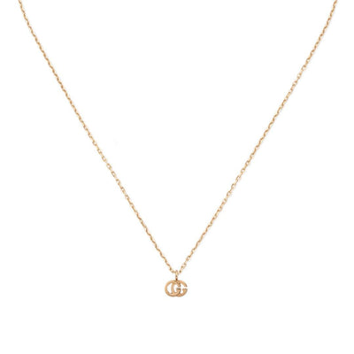 Gucci 18ct Rose Gold Running G Pendant - Steffans Jewellers