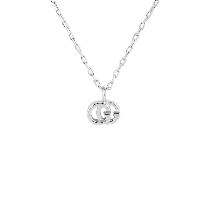 Gucci GG 18ct White Gold Diamond Necklace - Steffans Jewellers