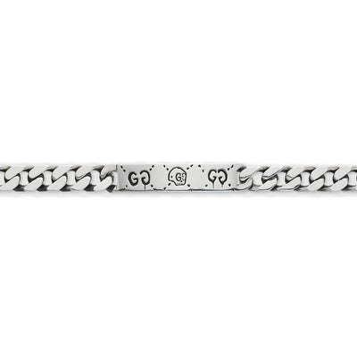 Gucci Ghost Aged Sterling Silver Bracelet - Steffans Jewellers