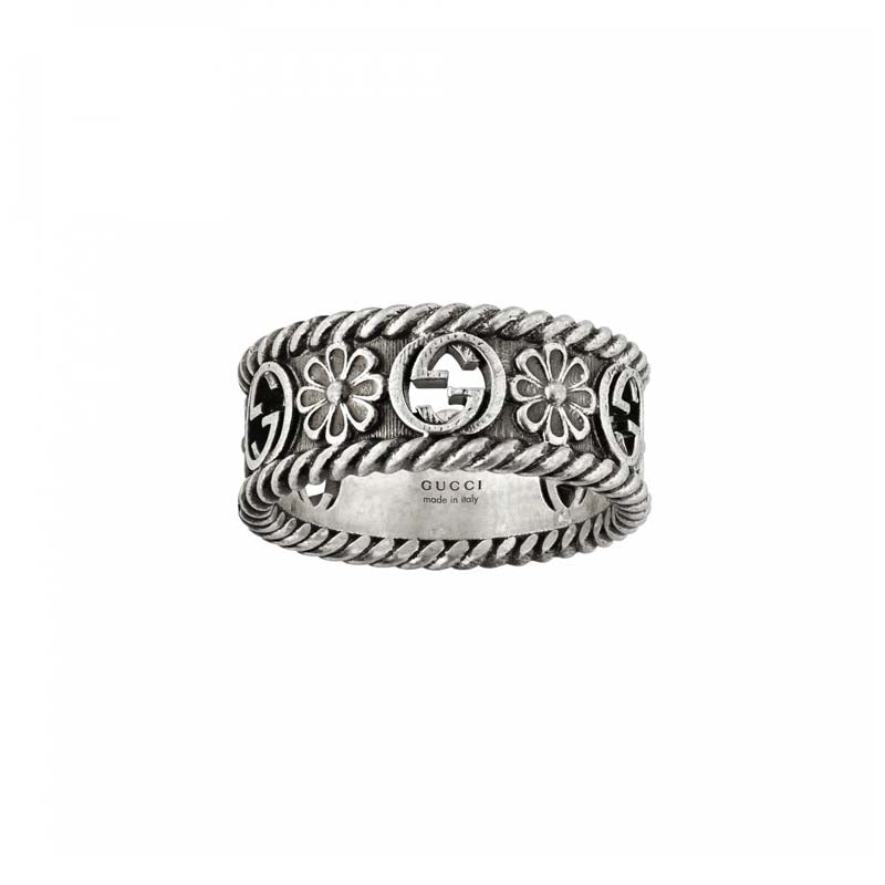 Gucci Interlocking G Flower Ring - Steffans Jewellers