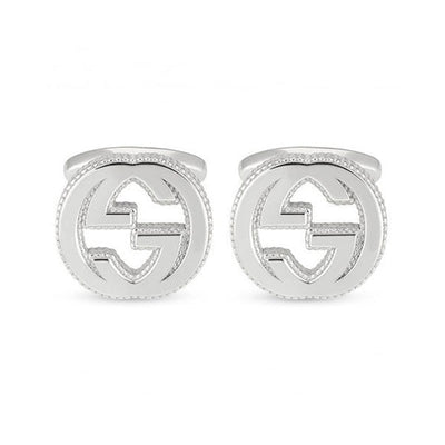 Gucci Interlocking G Sterling Silver Cufflinks - Steffans Jewellers