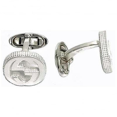 Gucci Interlocking G Sterling Silver Cufflinks - Steffans Jewellers