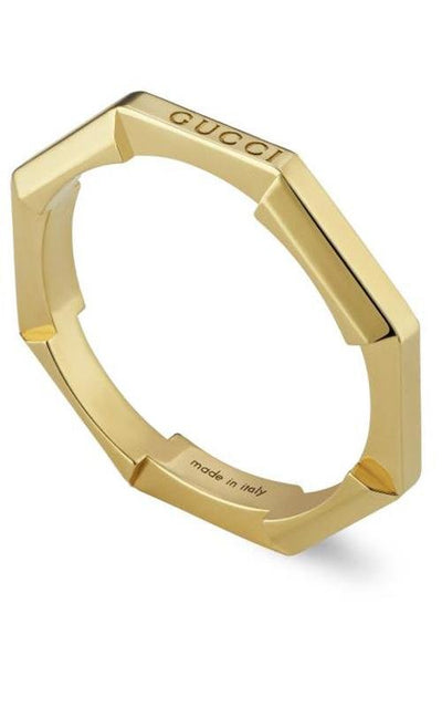 Gucci Link To Love 18ct Yellow Gold Ring - Steffans Jewellers