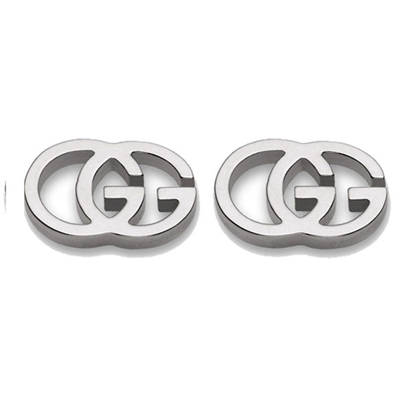 Gucci Running G White Gold Earrings Steffans Jewellers