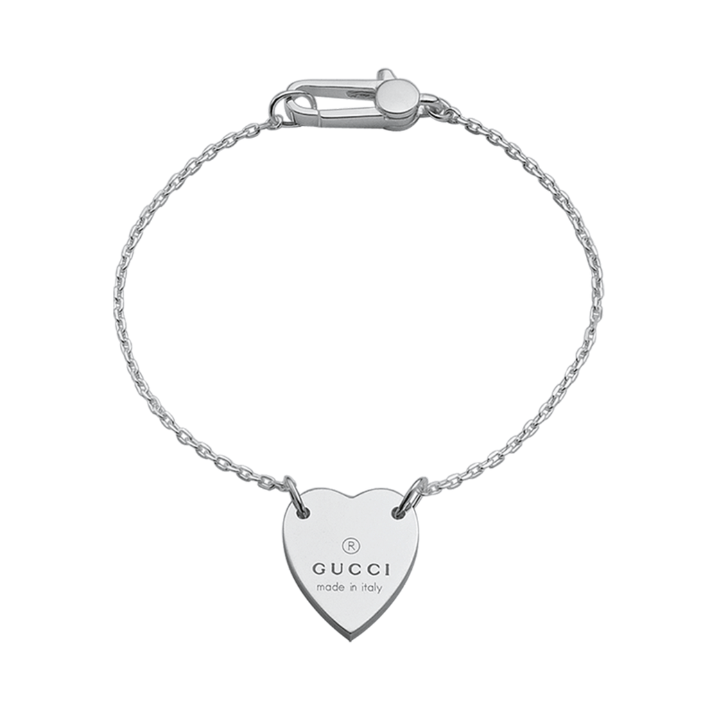 Gucci Trademark Bracelet With Heart Pendant - Steffans Jewellers