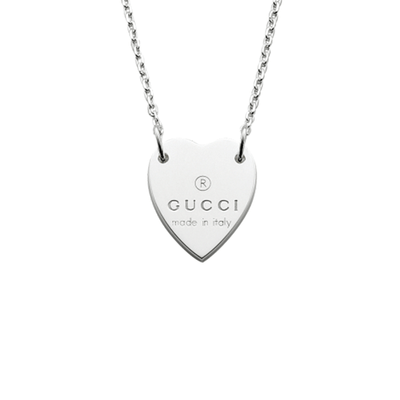 Gucci Trademark Necklace With Heart Pendant - Steffans Jewellers