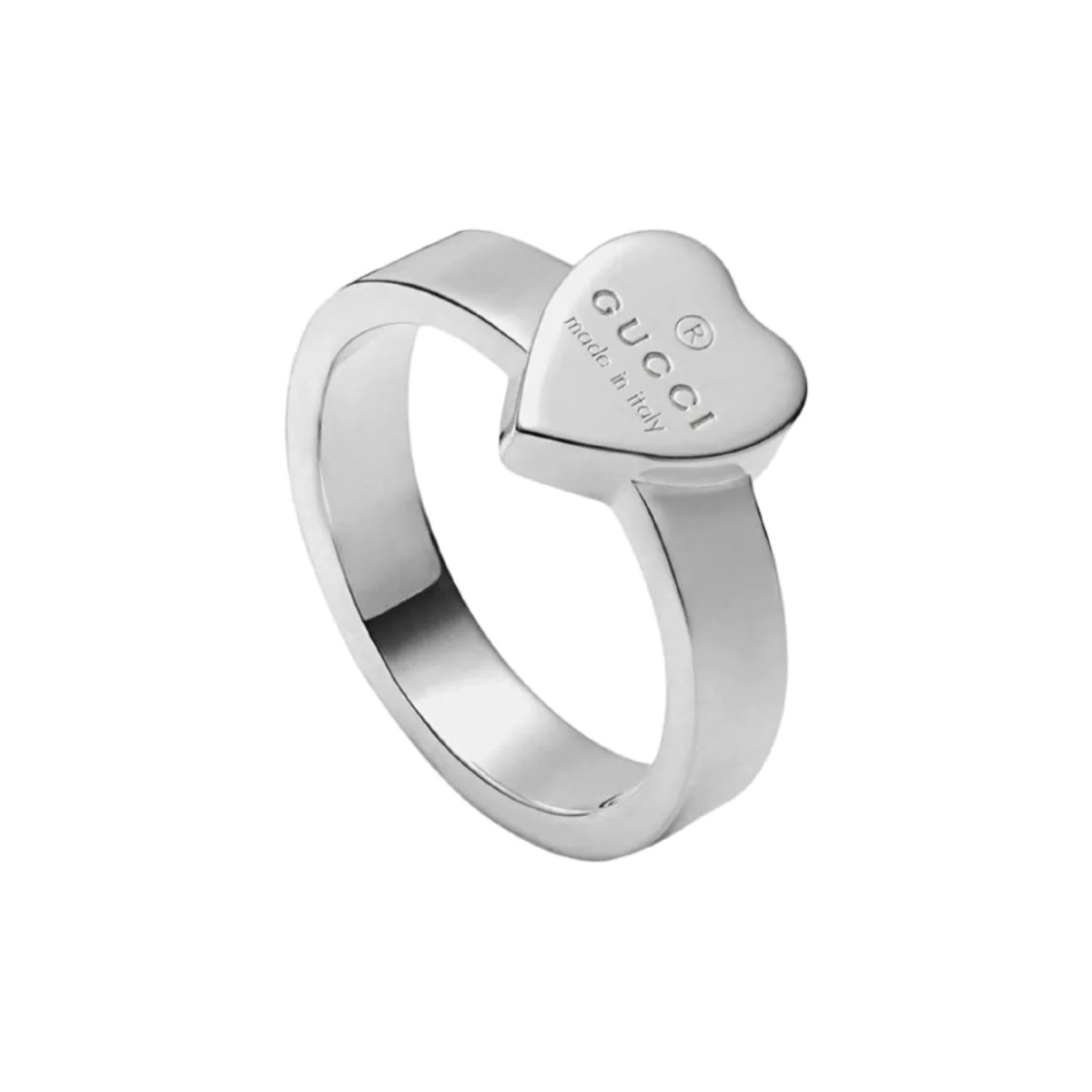 Gucci Trademark Ring With Heart Pendant - Steffans Jewellers