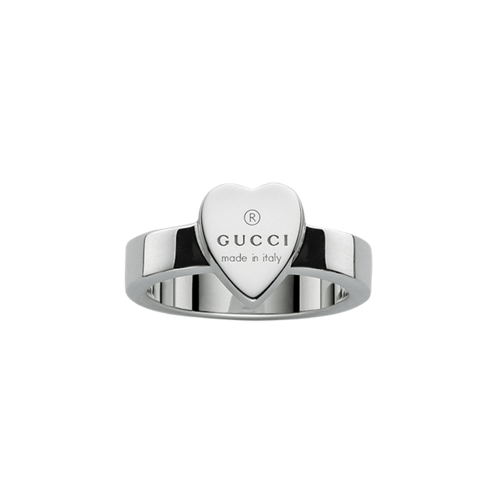 Gucci Trademark Ring With Heart Pendant - Steffans Jewellers