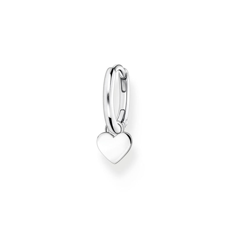 Thomas Sabo Sterling Silver Charming Single Hoop Earring