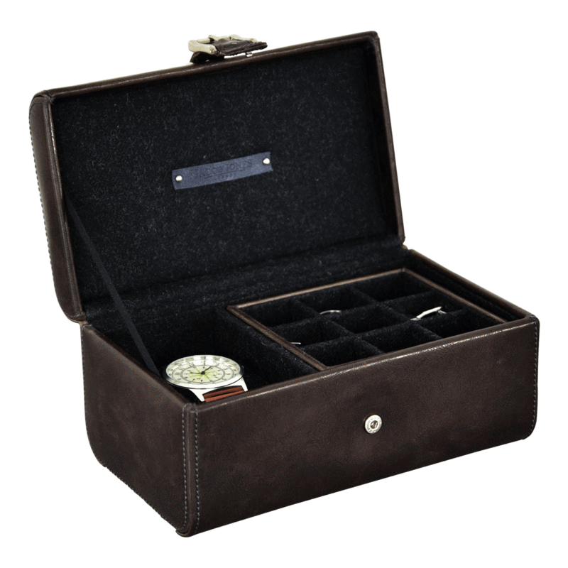Jacob Jones Cambridge Watch & Cufflink Box - Steffans Jewellers