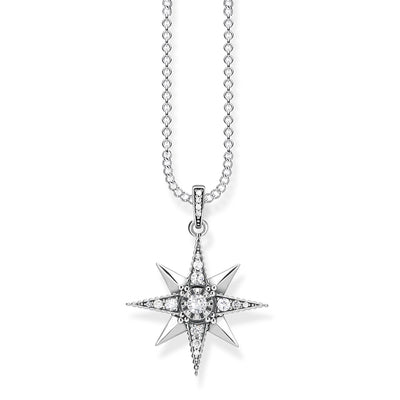 Thomas Sabo Sterling Silver & CZ Royalty Star Necklace