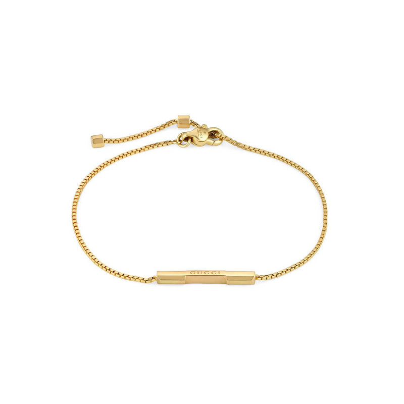 Gucci Link to Love 18ct Yellow Gold Bar Bracelet