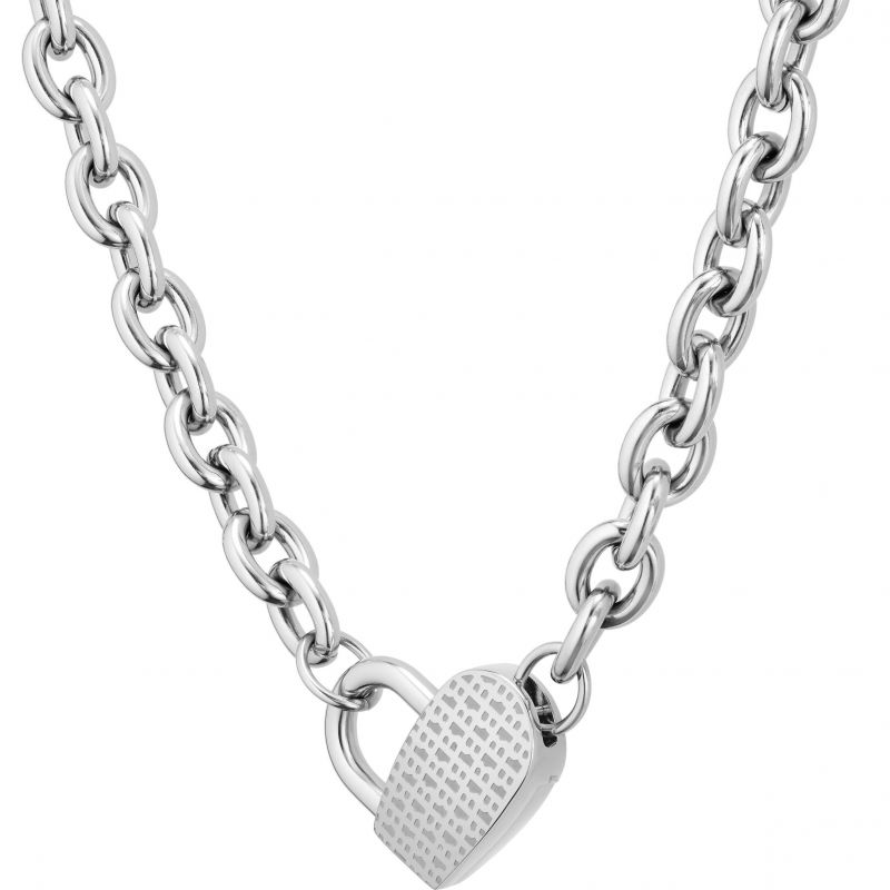 Ladies BOSS Dinya Stainless Steel Necklace - Steffans Jewellers