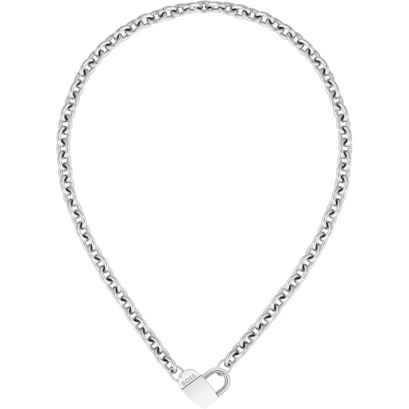 Ladies BOSS Dinya Stainless Steel Necklace - Steffans Jewellers