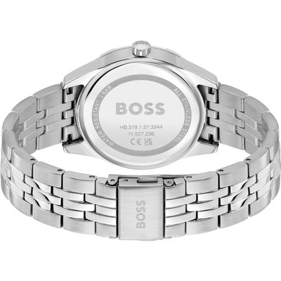 BOSS Rhea 36mm Khaki Green Stainless Steel Quartz Ladies Watch 1502699 - Steffans Jewellers