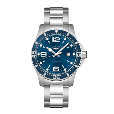 Longines HydroConquest 44mm Blue Dial Quartz Men's Watch - Steffans Jewellers