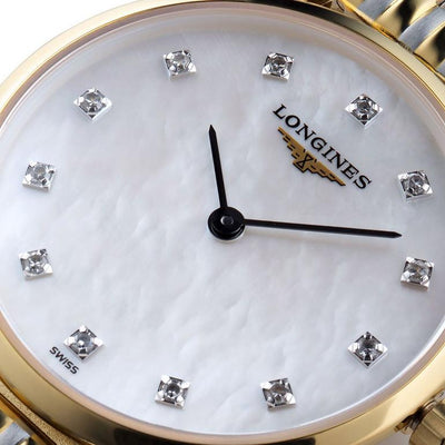 Longines Ladies 24mm Bi-Colour Diamond Dot La Grande Classique Watch - Steffans Jewellers