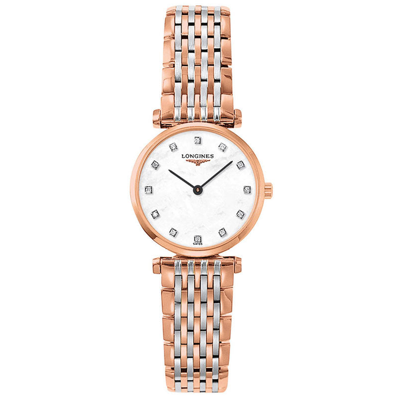 Longines Ladies Bi-Colour Diamond Dot La Grande Classique Watch