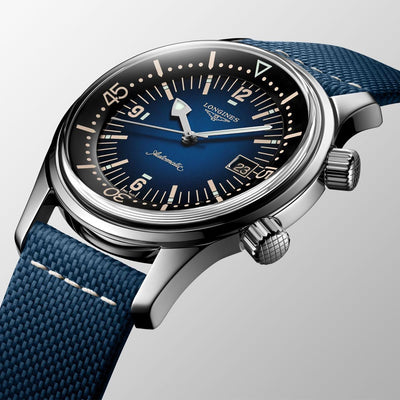Longines 'The Legend Diver' Blue Dial 42mm Automatic Watch - Steffans Jewellers