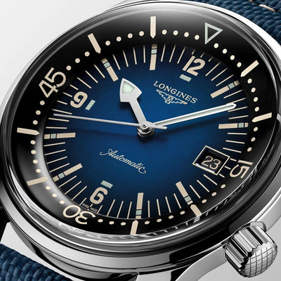 Longines 'The Legend Diver' Blue Dial 42mm Automatic Watch - Steffans Jewellers