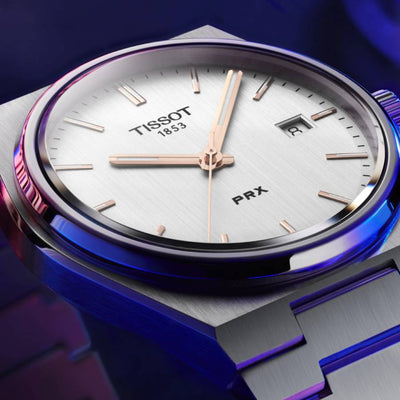 Tissot PRX 100 Silver Dial 40mm Men's Watch