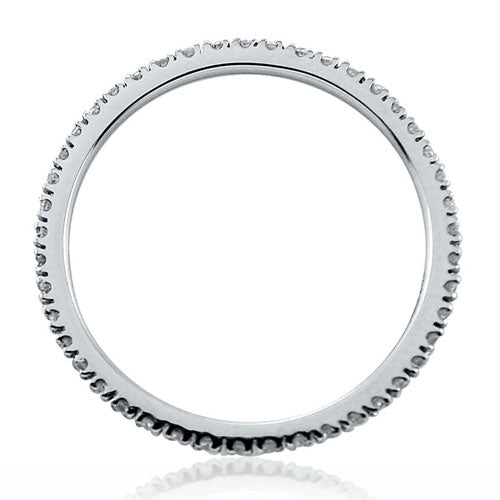Steffans RBC Diamond Micro Set, Platinum Full Eternity Ring (0.25ct)