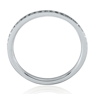 Steffans RBC Diamond Grain Set, Platinum Full Eternity Ring (0.20ct)