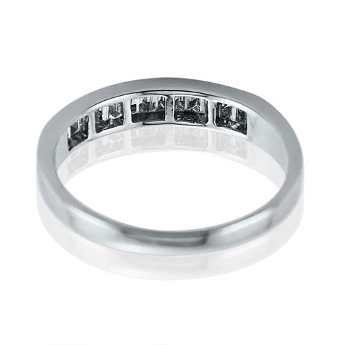 Steffans Baguette Cut Diamond Platinum Eternity Ring