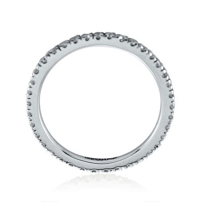 Steffans RBC Diamond Micro Set Platinum Full Eternity Ring (0.50ct)
