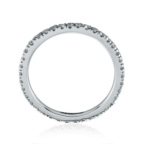 Steffans RBC Diamond Micro Set Platinum Full Eternity Ring (0.50ct)
