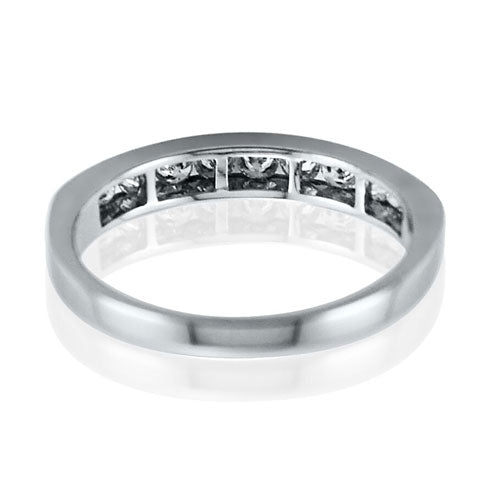 Steffans RBC Cut Diamond Platinum Eternity Ring