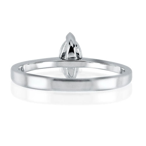 Steffans Marquise Cut Diamond Claw Set Platinum Solitaire Engagement Ring (0.40ct)