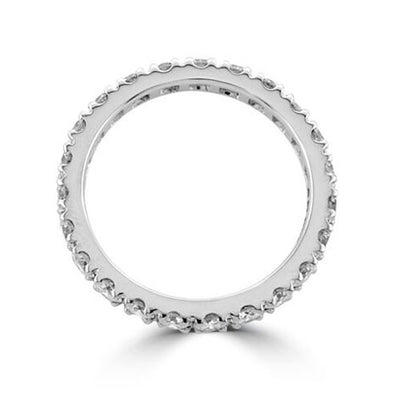 Steffans RBC Diamond Micro Set Platinum Full Eternity Ring (1.70ct)