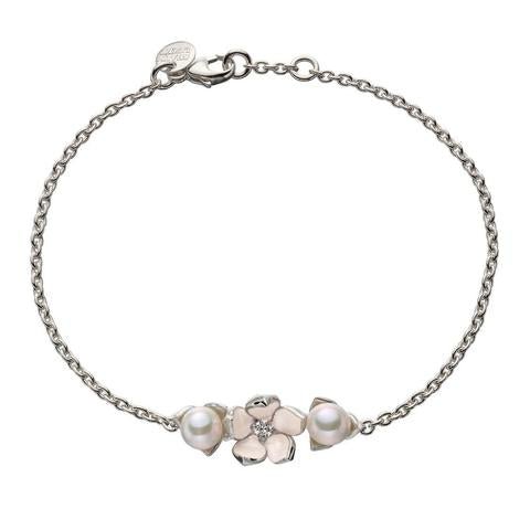 Shaun Leane Cherry Blossom Silver & Diamond Bracelet - Steffans Jewellers