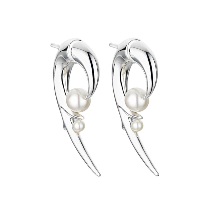 Shaun Leane Hooked Pearl Earrings - Steffans Jewellers