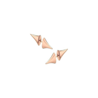 Shaun Leane Medium Rose Thorn Rose Gold Bar Earrings - Steffans Jewellers