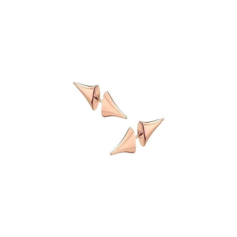 Shaun Leane Medium Rose Thorn Rose Gold Bar Earrings - Steffans Jewellers