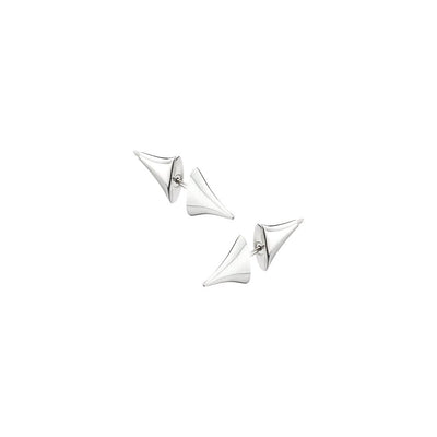 Shaun Leane Medium Rose Thorn Sterling Silver Bar Earrings - Steffans Jewellers